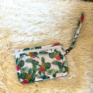 NWNT Ron Jon Surf Shop Wristle Pineapple Tropical Waterproof  Wallet